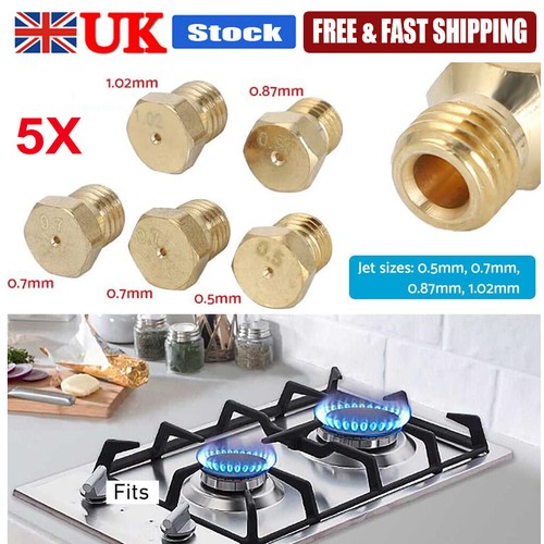 5pcs lpg gas jet set - jet, burner