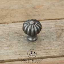 ANTIQUE PEWTER CAST IRON  CABINET DOOR HANDLES CHEST DRAWER KITCHEN KNOBS PULLS