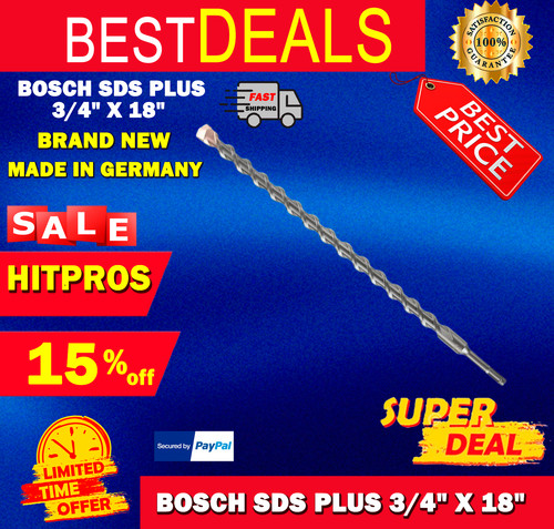 Bosch sds plus 18 - 3/4", x