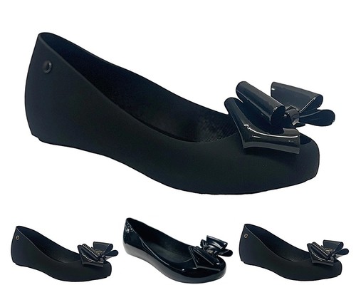 Women flat bow jelly office - bow,