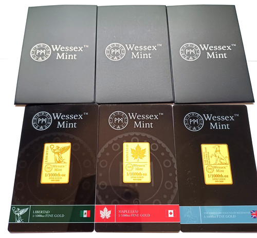 Wessex mint 1000oz 3 - mint, 1/1000oz
