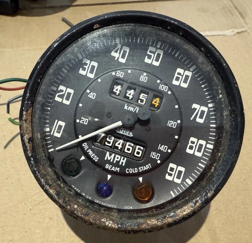 Land rover series - land, speedometer