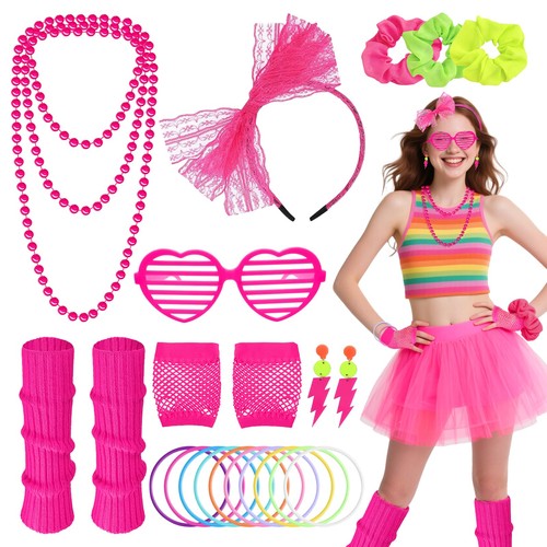 80s fancy dress costumes set - dress,