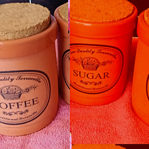 Terracotta coffee tea - &, sugar