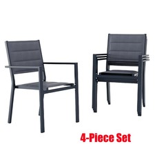 Set of 4 Stacking Textilene