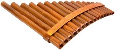 Handmade Pan Flute 15 Pipes G