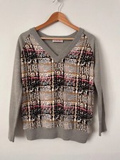 Stylish See By Chloe Pure Virgin Wool Fine Knit Jumper Size 8 