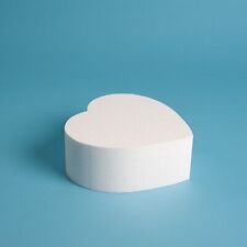 Polystyrene Heart Cake Dummy (Widest point)
