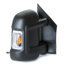 Short Arm Wing Door Mirror Electric Heated Black For Peugeot Boxer Right Side