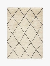 John Lewis Classic Berber Indoor Rug - Natural - L180 x W120cm [Marked Back)