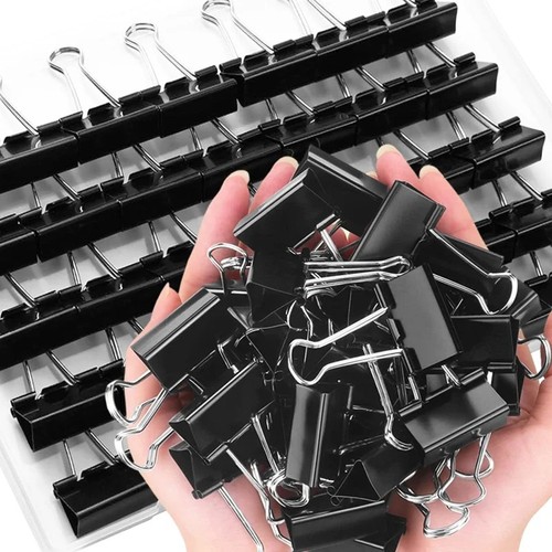 Bulldog foldback letter clips - bulldog,