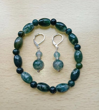 Moss agate quality bracelet - agate,