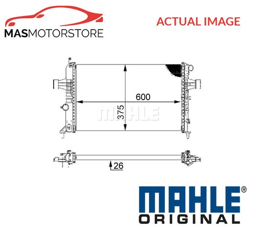 Engine cooling radiator mahle - engine,