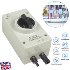 32A 2 Pole/4 Pole 1000V DC IP66 Solar/PV True DC Enclosed Rotary Isolator Switch