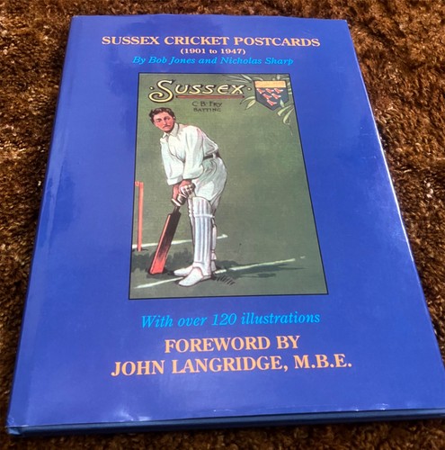Sussex cricket postcards 1901 - cricket,