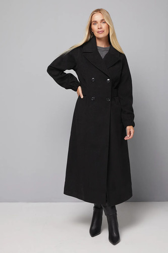Wallis black coat - coat, womens