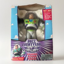 Toy Story 1995 Vintage BUZZ LIGHTYEAR Ultimate Talking Figure Boxed (working)