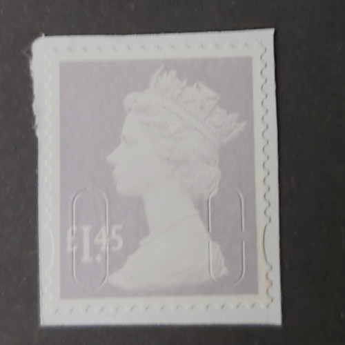 Security machin 45 stamp - machin, £1.45