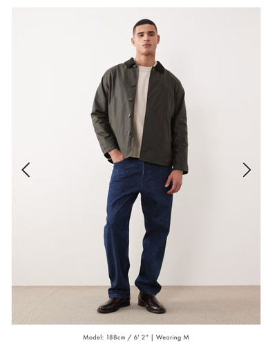 Olive barbour short lorden - ~,