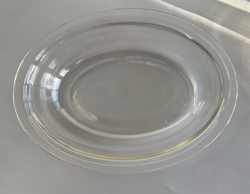 Jaj pyrex clear glass - clear, oval