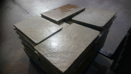 Stone paving slabs - , original