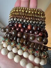 Stone Beads, Hematite Beads for jewellery making, pre-owned, unused.