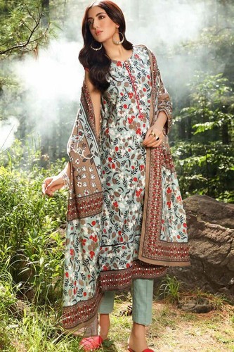 2pc original gul - ahmed, printed