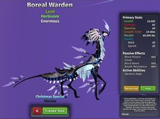 Boreal Warden Species | Creatures of Sonaria | Roblox