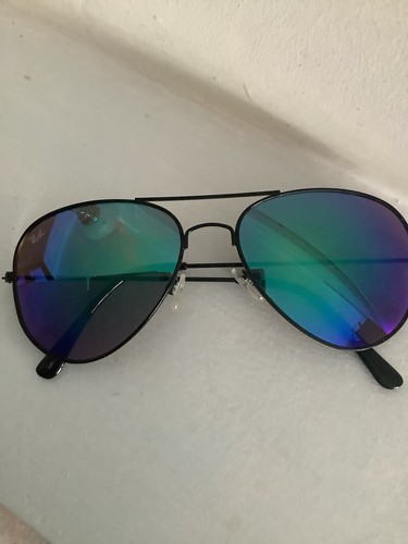 Ray ban aviator blue - ray-, mirrored