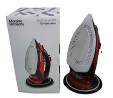 Morphy Richards 303250 Cordless Steam Iron Easycharge 360 Cord-Free Boxed