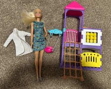 Vet Barbie and barbie swing