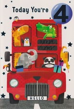 AGE FOUR 4TH BOY BIRTHDAY