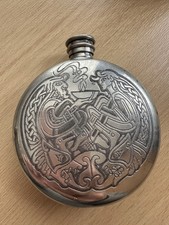 Vintage Pewter Hip Flask