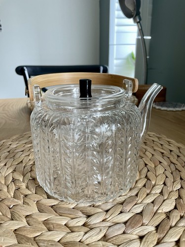 Japanese glass teapot with two - teapot,