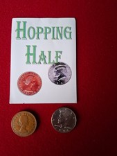 Hopping Half, coin magic. magic, tricks