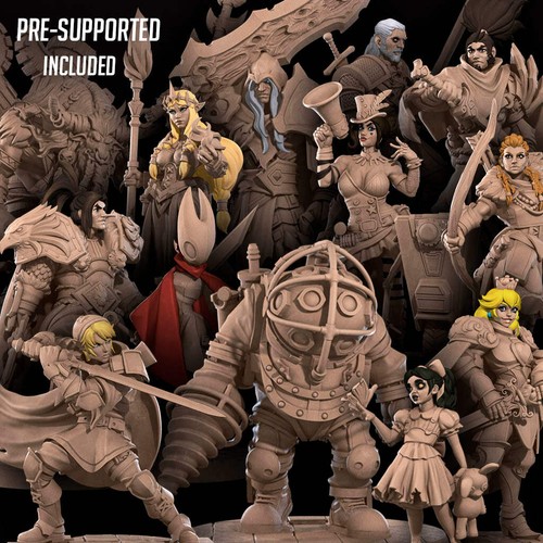 Gamer avatar miniatures - avatar,