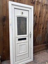 Upvc door 85 x 206 cm h with sill