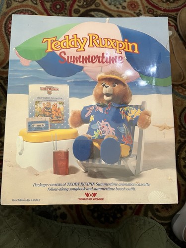 Teddy ruxpin summertime - ruxpin, boxed