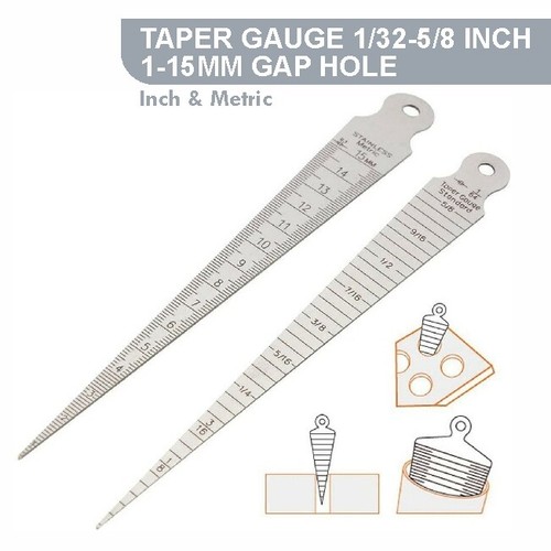 Taper gauge 8 - 1/32-5/8, inch