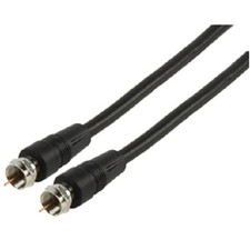 1.5m Black Sky Satellite / Virgin Media Cable TV Extension Lead / Flylead 