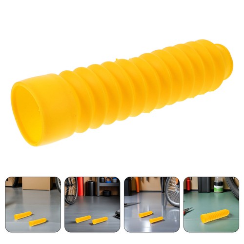 Yellow rubber motorcycle - rubber, shock