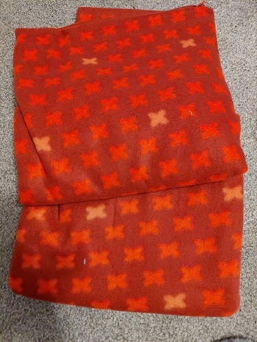Pieces red brown - pieces, fleece
