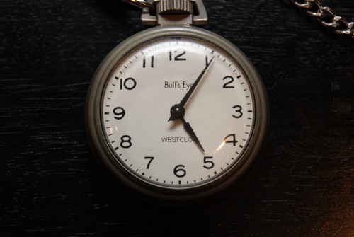 Vintage westclox bull eye - vintage, bull's