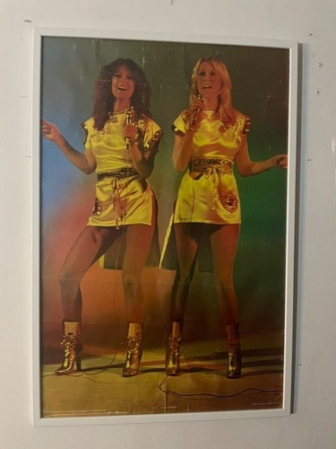 Vintage abba poster gold