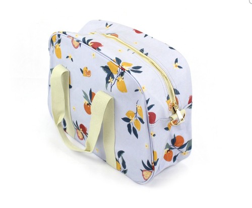 Fruit print weekend bag - bag, |