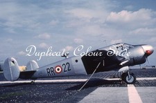 Italian AF Beech C-45 MM61641, Italy 1967, Dup Colour Slide, Aviation Aircraft