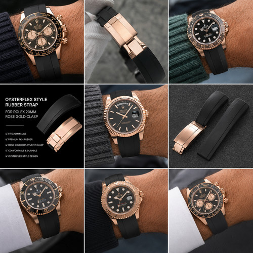 Oysterflex style rubber strap - oysterflex,