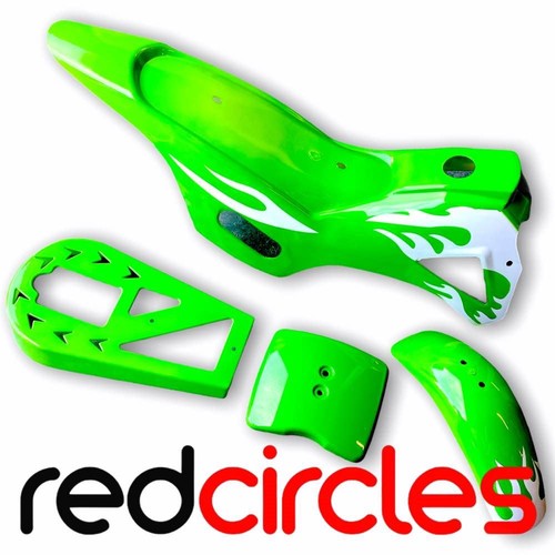 Green white minimoto - green,