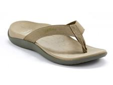 Scholl Orthaheel Orthotic Wave II Supportive Thong Khaki - All Men & Women Sizes