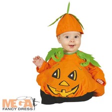 Baby Little Pumpkin Kids Fancy Dress Cute Halloween Boys Girls Toddlers Costume